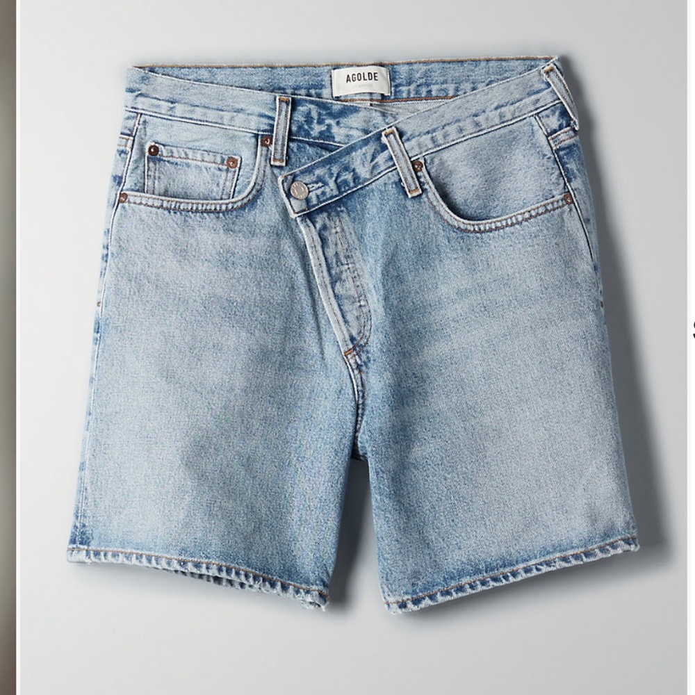 Agolde Criss Cross Short